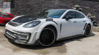 RSNIS pour Panamera 971 – Kit carrosserie de pare-chocs et garde-boue en fibre de carbone style MSR de haute qualité pour voitures d'occasion