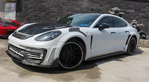RSNIS pour Panamera 971 – Kit carrosserie de pare-chocs et garde-boue en fibre de carbone style <span class=keywords><strong>MSR</strong></span> de haute qualité pour voitures d'occasion - Product Image 3