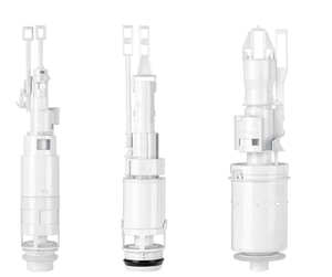 ABS Project ปุ่มกดพลาสติกสองปุ่ม,สำหรับห้องน้ำที่เก็บของปิดเสียงที่เก็บน้ำได้แบบซ่อนสำหรับห้องน้ำโตโต้ - Product Image 3