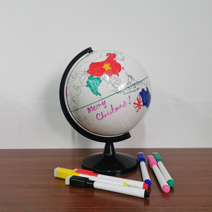 Handmade DIY bản đồ thế giới toàn cầu 14.2cm trẻ em màu vẽ bảng trắng toàn cầu bán buôn - Product Image 6