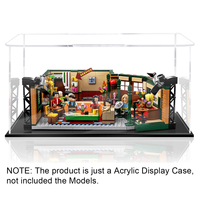 Taille personnalisée vitrine acrylique jouet voiture vitrine organisateur acrylique figurine étui pour Lego