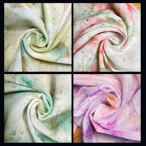 Hiện Đại Tùy Chỉnh In Hoa Hoa Rose Voan Bảng <span class=keywords><strong>Runner</strong></span> Đầy Màu Sắc Màu Xanh Hồng Màu Xanh Lá Cây Tím Cho Đám Cưới - Product Image 6