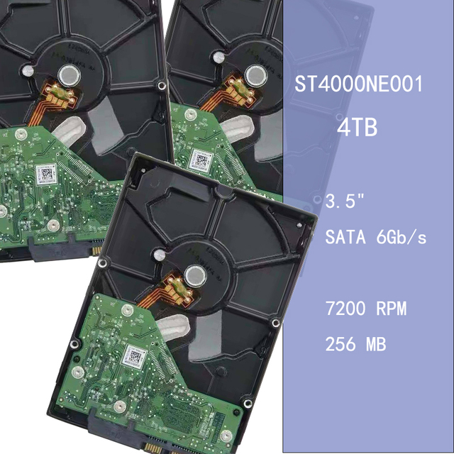 ST4000NE001 Original Refurbished 4TB 3.5" SATA 6Gb/s Internal Hard Drive 7200RPM 256MB Cache Enterprise NAS Server HDD