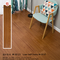 Instock Suelo de vinilo de lujo SPC Azulejos de grano de madera de PVC Nueva llegada Baldosas autoadhesivas Peel Stick Diseño gráfico liso