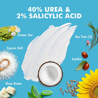 Crema de Urea y Ácido Salicílico para Exfoliar, Reparar Callosidades, Piel Agrietada, Hidratar, 40% 2%, Rica, Espesa, Nutritiva, OEM, ODM, Marca Privada