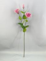 Bunga Eustoma Buatan Real Touch - Bahan PE Sentuhan Alami Tahan Lama Buatan Tangan Dekorasi Paskah Pernikahan Ramah Lingkungan