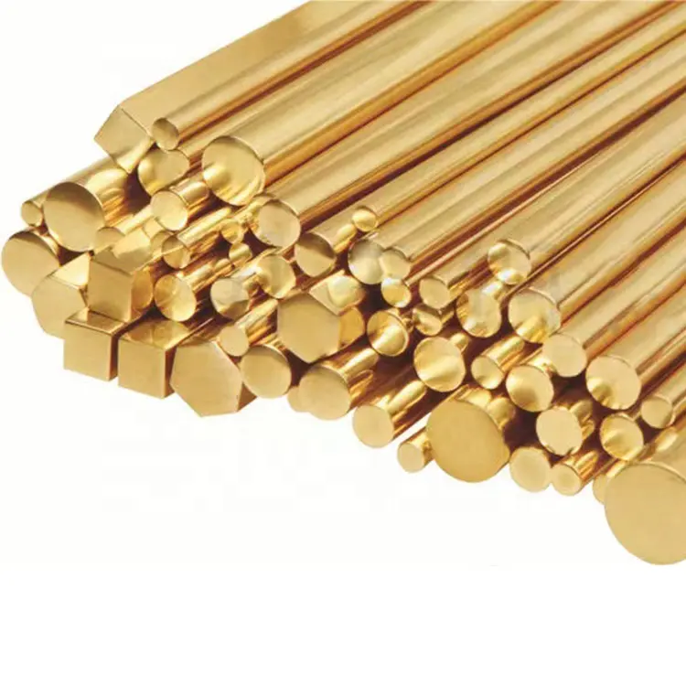 60mm 70mm 80mm Brass Indoor Parallel Rod C38500 C3603 HPb58-2.5 CuZn39Pb3 metal Brass curtain rod Bar Price Per KG