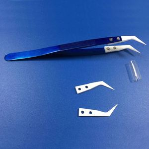 Résistant À la chaleur En Céramique <span class=keywords><strong>De</strong></span> Zircone Coude Brucelles Cigarette En Céramique <span class=keywords><strong>Pince</strong></span> - Product Image 3