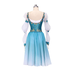 Costumes de ballet professionnels romantiques longs pour <span class=keywords><strong>trois</strong></span> personnes, filles, danse de variation, compétition, performance, tutu pour la scène - Product Image 6