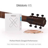 D'Addario XSE Phosphor Bronze Coated untuk Set Senar Gitar Akustik/Elektrik 6 Anti Karat