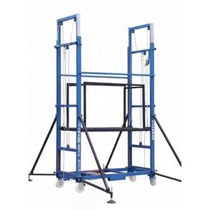 Diskon besar 220v Motor listrik baja lipat perancah listrik mengangkat beberapa model untuk pengangkat perancah - Product Image 6