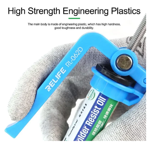 RELIFE-Empujador de aceite de soldadura de tinta UV, Máscara de Soldadura, herramientas de reparación de placa base, ahorro de mano de obra, 5-10CC, nuevo refuerzo de pasta de soldadura - Product Image 6