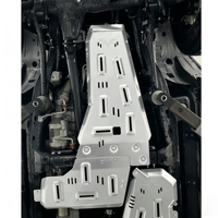 Plaque de protection de châssis en alliage d'aluminium et de magnésium de 8 mm pour Baic 212 PLUS Box Model, protection du moteur, protection du dessous de caisse, accessoires 4x4, argent
