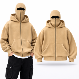 Sudaderas con Capucha y Cuello Redondo <span class=keywords><strong>para</strong></span> Hombre OEM, <span class=keywords><strong>Sudadera</strong></span> con Capucha y Cremallera de Alta Calidad con Máscara Facial Completa <span class=keywords><strong>para</strong></span> Esquí - Product Image 4