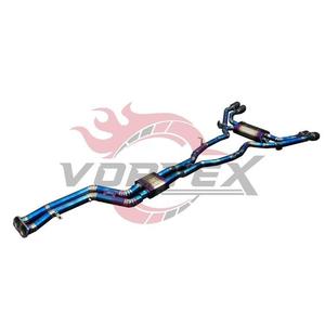 ท่อไอเสียด้านหลังแบบ catback QUAD BLUE ทำจากไทเทเนียม S58 X3M F97 X4M F98 3.0T 2019-2024 - Product Image 4