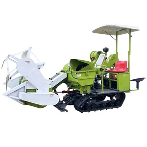 Moissonneuse-batteuse chenillée 25 CV, petite machine de <span class=keywords><strong>récolte</strong></span> de céréales sur chenilles pour <span class=keywords><strong>la</strong></span> <span class=keywords><strong>récolte</strong></span> du riz et du blé en ferme - Product Image 1