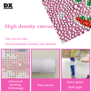 DX Designs Kits <span class=keywords><strong>de</strong></span> peinture d'art diamantés <span class=keywords><strong>de</strong></span> haute qualité avec strass en cristal et fleurs - Product Image 2