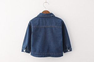 Giacche di jeans con taglio a vento Bomber personalizzato da ragazza di abbigliamento all'ingrosso all'ingrosso - Product Image 2