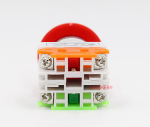 Bouton-poussoir d'arrêt d'urgence momentané LAY37-11M, tête champignon, retour par ressort, NO+NC - Product Image 5