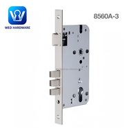 Corps de serrure à mortaise en acier durable, multi-verrous, pour porte d'entrée d'appartement résidentiel, taille personnalisée disponible