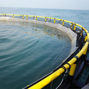 UV Stabilized HDPE Circular Sea Cage Anti-aging <b>Floating</b> Net Cage For Long-term Marine Usage - Product Image 4