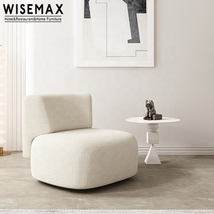 WISEMAX FURNITURE <span class=keywords><strong>Fauteuil</strong></span> <span class=keywords><strong>de</strong></span> détente <span class=keywords><strong>en</strong></span> laine d'agneau blanche nordique, <span class=keywords><strong>fauteuil</strong></span> simple pour salon, <span class=keywords><strong>fauteuil</strong></span> <span class=keywords><strong>en</strong></span> <span class=keywords><strong>peau</strong></span> <span class=keywords><strong>de</strong></span> <span class=keywords><strong>mouton</strong></span> Teddy - Product Image 3
