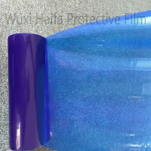 Auto Adesivo Azul PE Película Protetora para a Janela de Vidro adesivo filme para a janela