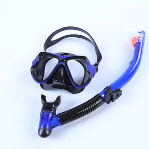 블랙 PVC 호흡 튜브 스노클 세트(액상 스킨 스쿠버 마스크 및 드라이 탑 시스템 포함) - Product Image 5