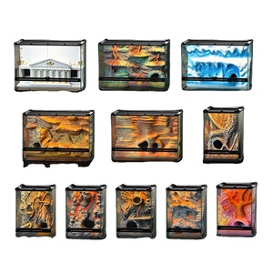 NOMOYPET - Terrario para Reptiles con 11 Estilos de Selva Tropical y Fondo 3D de PU, Kit de Recinto para Lagartos y Geckos - Product Image 1