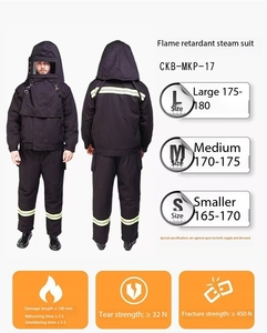 耐炎性と蒸気プルーフ安全作業服コスチュームスタイル - Product Image 6
