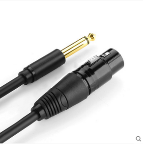 High Quality 1/4&quot; <strong>Audio</strong> Plug 6.35mm Mono Plug to <strong>XLR</strong> Female Adaptor for Speaker Cable - Product Image 3
