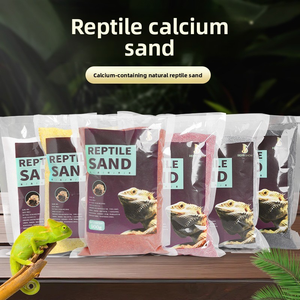 ทรายแคลเซียมสำหรับสัตว์เลี้ยงขนาดเล็ก เช่น ตุ๊กแกเครา ปูเสฉวน และสัตว์เลื้อยคลานในทะเลทราย เหมาะสำหรับตกแต่งตู้เลี้ยงสัตว์ - Product Image 3