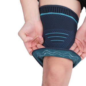 Protège-cuisse de sécurité sportive, attelle antidérapante pour quadriceps et ischio-jambiers, manchon de compression pour la cuisse, soutien pour la partie supérieure de la jambe - Product Image 3