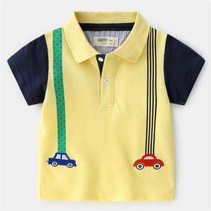 T-shirt polo d'été pour garçons de 3 ans, disponible en ligne auprès d'un fournisseur chinois - Product Image 2