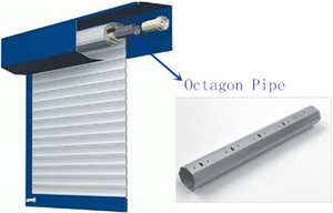 Nhiều đường kính thép mạ kẽm Con lăn màn trập hình bát giác ống cuộn tạo thành máy cho cửa trập - Product Image 6