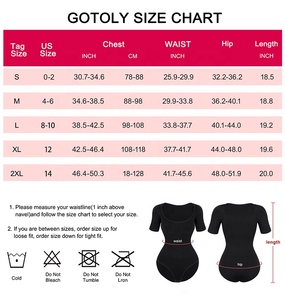 Bodysuit <span class=keywords><strong>Lengan</strong></span> <span class=keywords><strong>Pendek</strong></span> Kerah Kotak Pelangsing untuk Wanita Pengontrol Perut Shapewear Tanpa Jahitan - Product Image 6