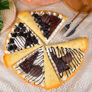 Crêpe Artificielle Alimentaire <span class=keywords><strong>Faux</strong></span> Pancake Pie Affichage <span class=keywords><strong>Faux</strong></span> Café Gaufre Accessoires Crème Glacée Brunch Crêpes Doux Fruit Dessert Fromage Modèle - Product Image 5