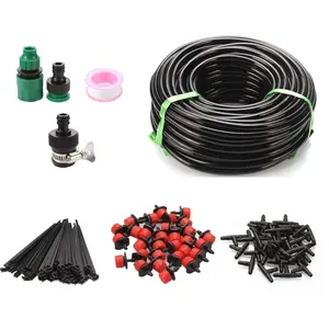 Farm And Garden Drip Irrigation Kits Water System Full Set Plant Growing Kit For 30 Plants