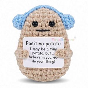 Handmade for Pickled Cucumber Positive Crochet Stuffed Plush <b>Doll</b> Small Cucumber Toys Toysrunner All Ages - Product Image 2