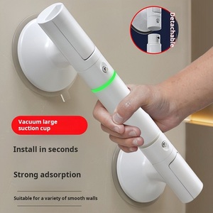 Hot Bán vòi hoa sen xử lý 45cm lấy thanh cho bồn tắm với hút mạnh mẽ cup lấy thanh phòng tắm an toàn lấy thanh cho người già Trắng - Product Image 4