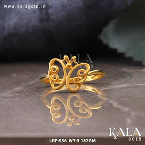 Anillo de Oro Ligero con Diseño de Mariposa para Mujer, Elegante Anillo de Oro, Joyería Elegante para Uso Diario - Product Image 2