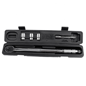 Clé dynamométrique à cliquet pré-ajustée 1/2" 28-210 Nm, jeu de 5/7 pièces avec bouton de déverrouillage rapide - Product Image 1