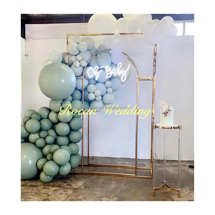 12 Segnatavoli Matrimonio In Metallo Dorato - Portanumero Elegante Per Tavoli Di Nozze, Feste E Ristoranti - Foto 10