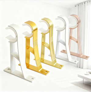 Современные одинарные алюминиевые кронштейны для карнизов с простой установкой, экологичным дизайном и регулируемой длиной - Product Image 5