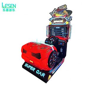 Machine de jeu d'arcade de course automobile simulateur vidéo à monnayeur, modèle Outrun, avec vidéo HD de course rapide, en promotion - Product Image 1