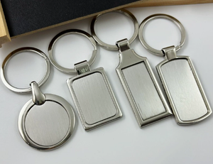 Llavero de Metal de Aleación de Zinc con Grabado Láser de Logotipo Personalizado, Sublimación DIY, Llavero en Blanco, Moderno, Ligero e Impermeable - Product Image 2