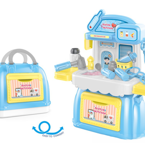2-in-1 Kinder-Doktorspielset mit Aufbewahrungstasche Rollenspiel-Set für Jungen - Product Image 2