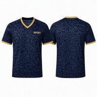 Maillot de football à col en V imprimé floral intégral, style streetwear décontracté, 100 % polyester, sublimation, OEM, faible MOQ