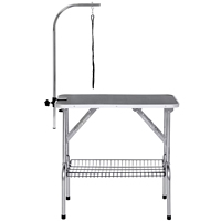 Table de toilettage pliable pour grands chiens, station de toilettage multifonctionnelle pour animaux de compagnie pour le bain et le séchage