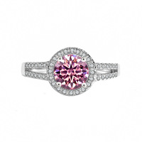 Nouveauté Bague de mariage en argent sterling plaqué platine de luxe pour femme, cercle géométrique, cadeaux de fête d'anniversaire pour femme, tenue quotidienne